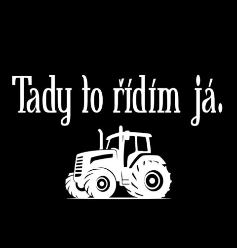 Obrázek produktu Pánské tričko Tady To Řídím Já Traktor