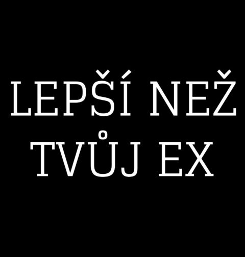 Obrázek produktu Pánské tričko Lepší Než Tvůj EX
