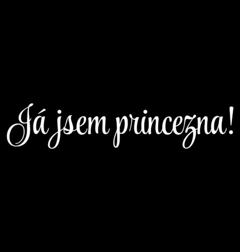 Obrázek produktu Dětské tričko Já jsem Princezna!