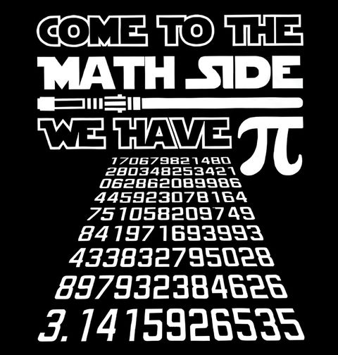 Obrázek produktu Dětské tričko Temná Strana Matematiky Pí π