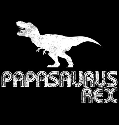 Obrázek produktu Pánské tričko Táta Dinosaurus Papasaurus Rex