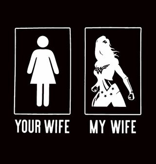 Obrázek 2 produktu Pánské tričko Your Wife My Wife Tvoje Žena Moje Žena