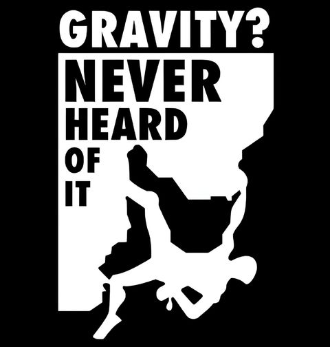 Obrázek produktu Pánské tričko Gravitace? Nikdy Jsem o Ní Neslyšel