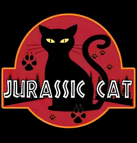 Obrázek produktu Pánské tričko Kočka z Jurského Parku Jurassic Cat