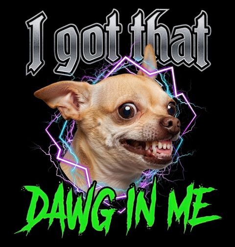 Obrázek produktu Dámské tričko Čivava I got That Dawg In Me