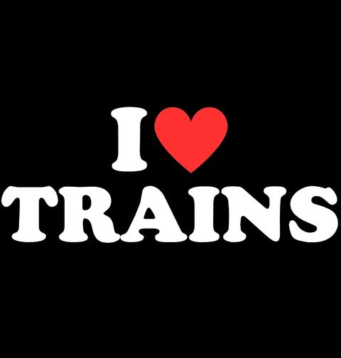 Obrázek produktu Dětské tričko Miluju Vlaky I Love Trains