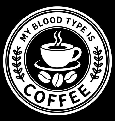 Obrázek produktu Pánské tričko Káva v Žilách My Blood Type is Coffee