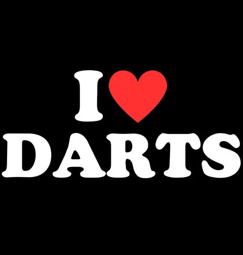 Obrázek produktu Dámské tričko Miluji šipky I Love Darts