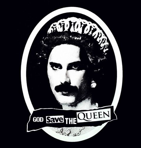 Obrázek produktu Dětské tričko God Save the Queen Freddie Mercury
