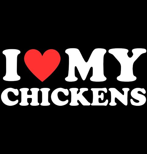 Obrázek produktu Dámské tričko Miluju své Slepice I Love My Chickens