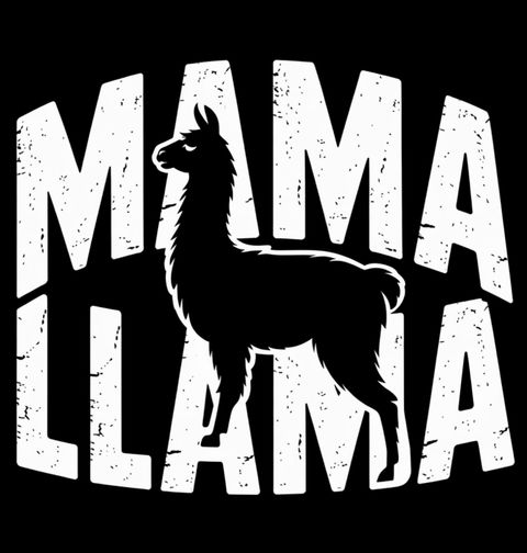 Obrázek produktu Dětské tričko Mama Lama Styl