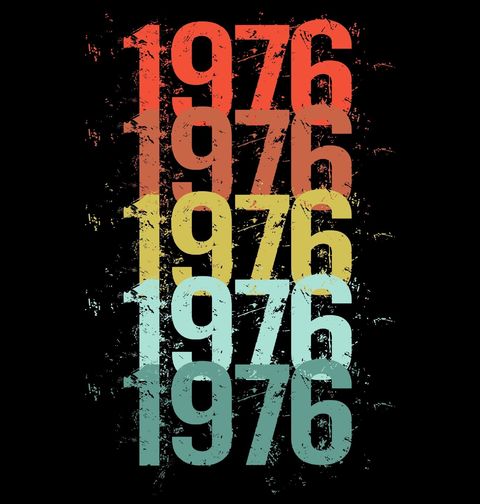 Obrázek produktu Dámské tričko Retro 1976 v Barvách