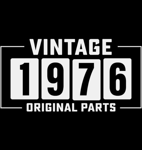Obrázek produktu Dámské tričko Vintage 1976 Original Parts