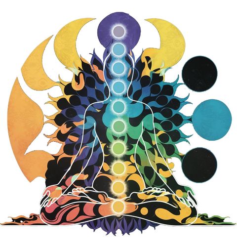 Obrázek produktu Dámské tričko Chakra Meditace