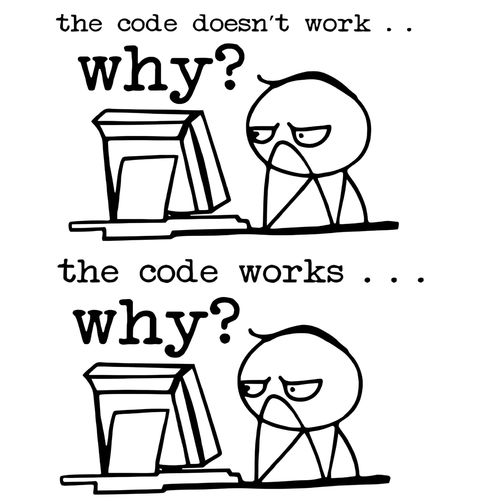 Obrázek produktu Dámské tričko Programátorská Krize Why?