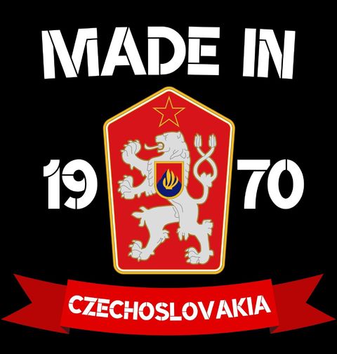 Obrázek produktu Pánské tričko Made in 1970 Czechoslovakia