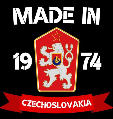 Obrázek produktu Pánské tričko Made in 1974 Czechoslovakia