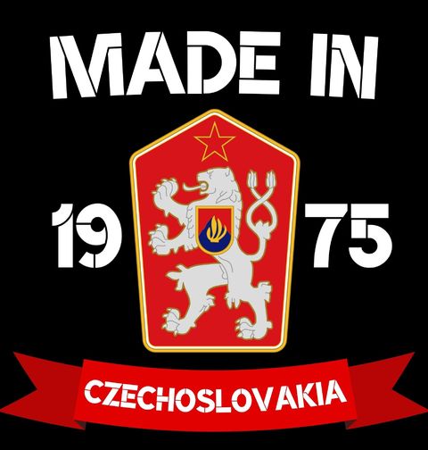 Obrázek produktu Dámské tričko Made in 1975 Czechoslovakia
