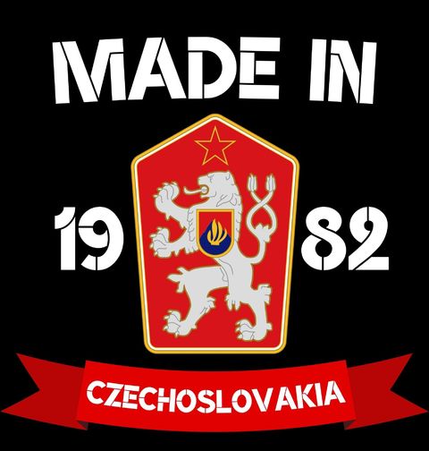 Obrázek produktu Dámské tričko Made in 1982 Czechoslovakia