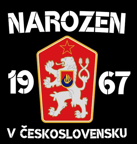 Obrázek produktu Dámské tričko Narozen 1967 v Československu