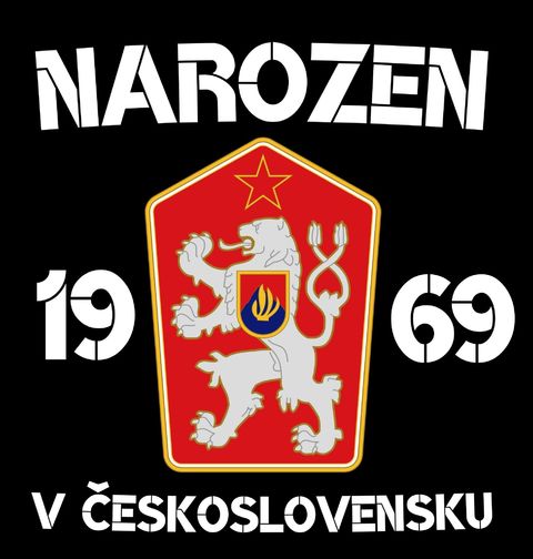 Obrázek produktu Pánské tričko Narozen 1969 v Československu
