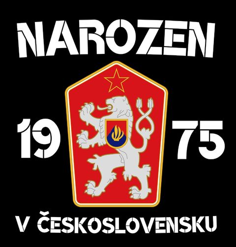 Obrázek produktu Dámské tričko Narozen 1975 v Československu