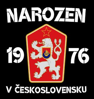 Obrázek 2 produktu Pánské tričko Narozen 1976 v Československu (Velikost: S)
