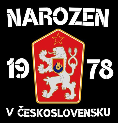 Obrázek produktu Pánské tričko Narozen 1978 v Československu