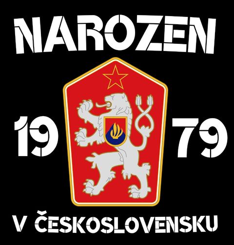 Obrázek produktu Pánské tričko Narozen 1979 v Československu