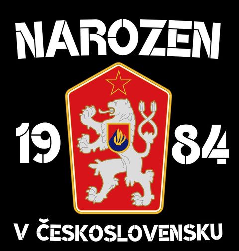 Obrázek produktu Dámské tričko Narozen 1984 v Československu