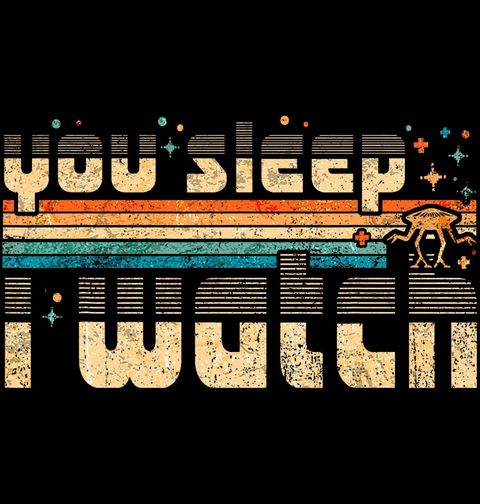 Obrázek produktu Dámské tričko Rocky You sleep, I watch Spasitel