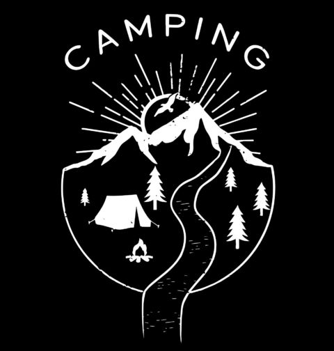 Obrázek produktu Dámské tričko Volání přírody Camping