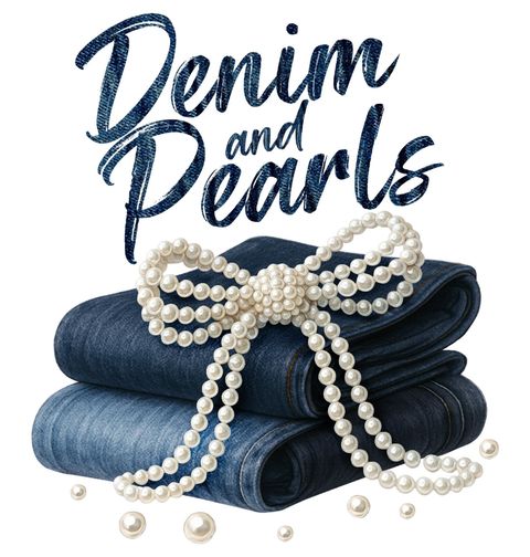 Obrázek produktu Dětské tričko Džíny a Perly Denim and Pearls