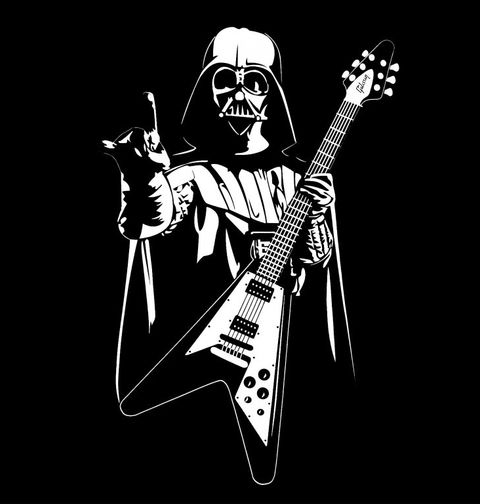 Obrázek produktu Pánské tričko Star Wars Heavy metal Darth Vader