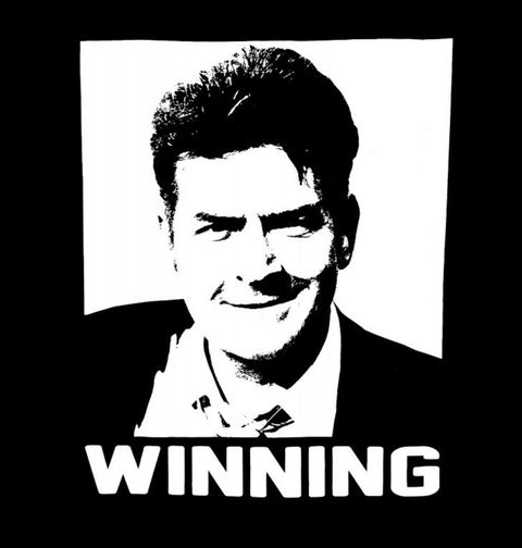 Obrázek produktu Pánské tričko Charlie Sheen Winning "Vyhrávej!"