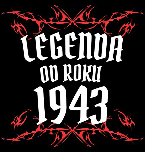 Obrázek produktu Dámské tričko Metalová Legenda od Roku 1943