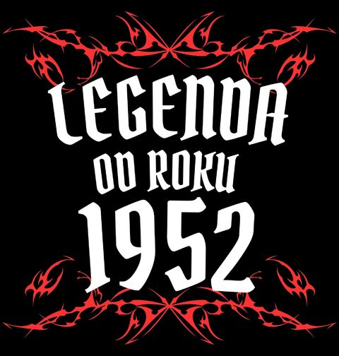 Obrázek produktu Dámské tričko Metalová Legenda od Roku 1952