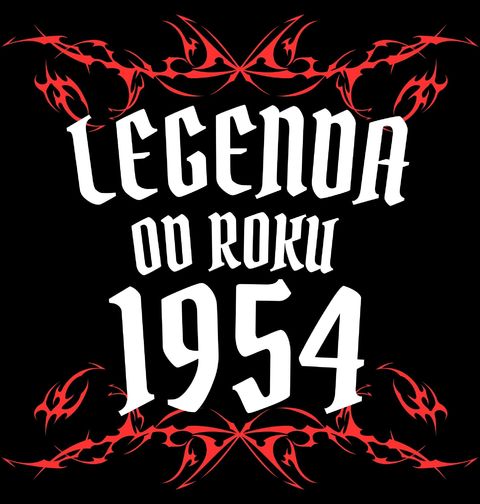 Obrázek produktu Pánské tričko Metalová Legenda od Roku 1954