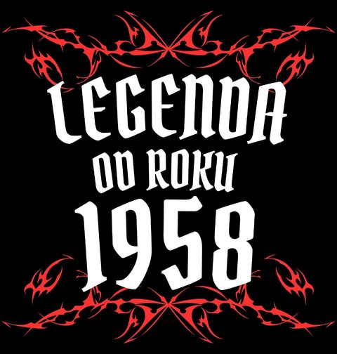 Obrázek produktu Dámské tričko Metalová Legenda od Roku 1958