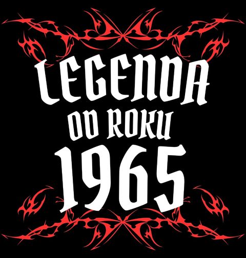 Obrázek produktu Pánské tričko Metalová Legenda od Roku 1965