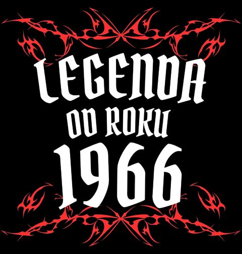 Obrázek produktu Dámské tričko Metalová Legenda od Roku 1966
