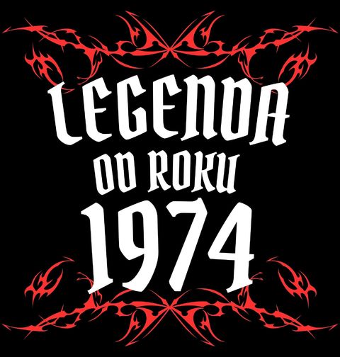 Obrázek produktu Dámské tričko Metalová Legenda od Roku 1974