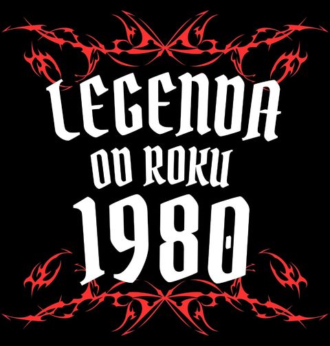 Obrázek produktu Pánské tričko Metalová Legenda od Roku 1980