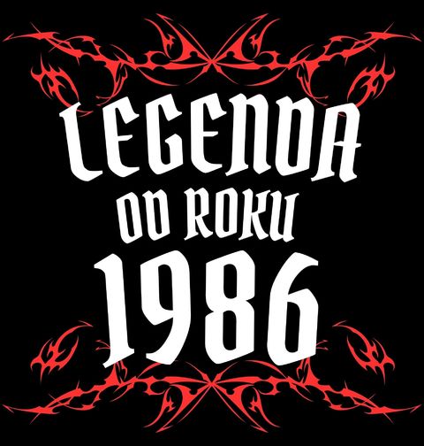 Obrázek produktu Pánské tričko Metalová Legenda od Roku 1986