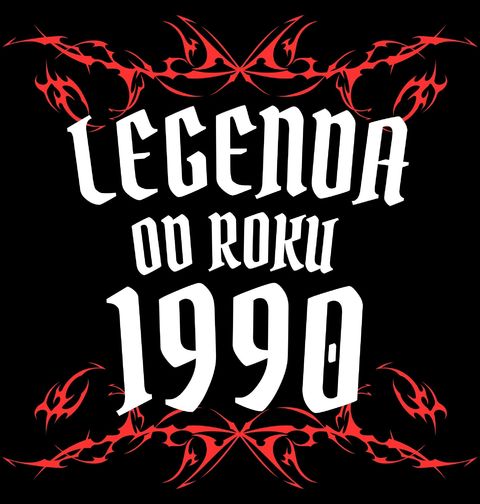 Obrázek produktu Dámské tričko Metalová Legenda od Roku 1990