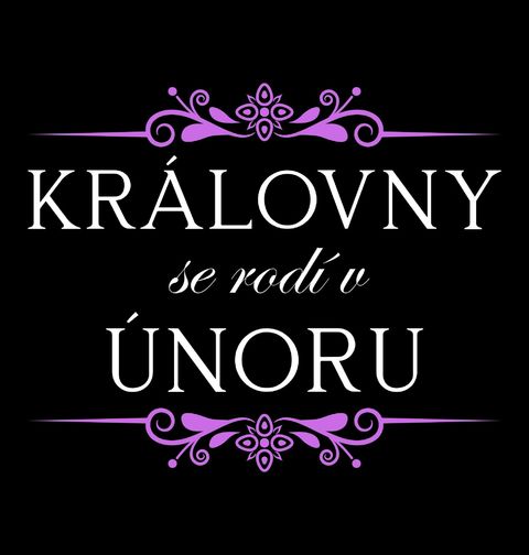 Obrázek produktu Dětské tričko Královny se Rodí v Únoru Queens Are Born in February