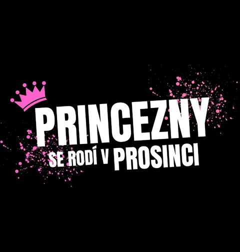 Obrázek produktu Dámské tričko Princezny se Rodí v Prosinci