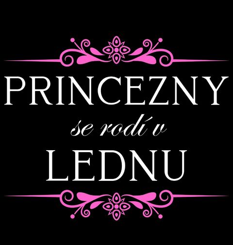 Obrázek produktu Dětské tričko Princezny se Rodí v Lednu Princesses Are Born in January