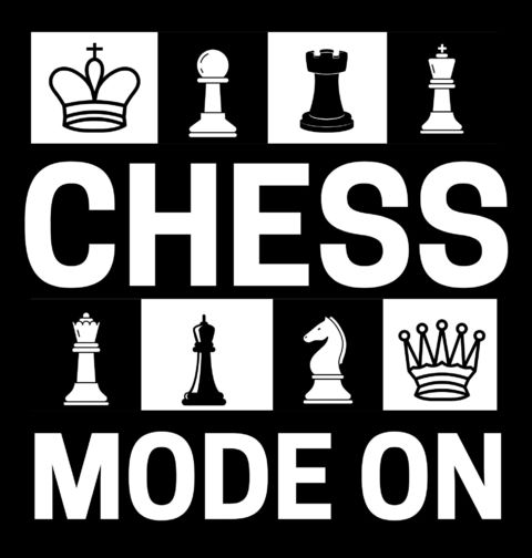 Obrázek produktu Pánské tričko Je Čas Hrát Šachy Chess Mode On