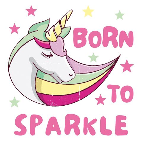 Obrázek produktu Dámské tričko Jednorožčí Záře Born to Sparkle